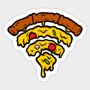 Pizza WIFI Sticker